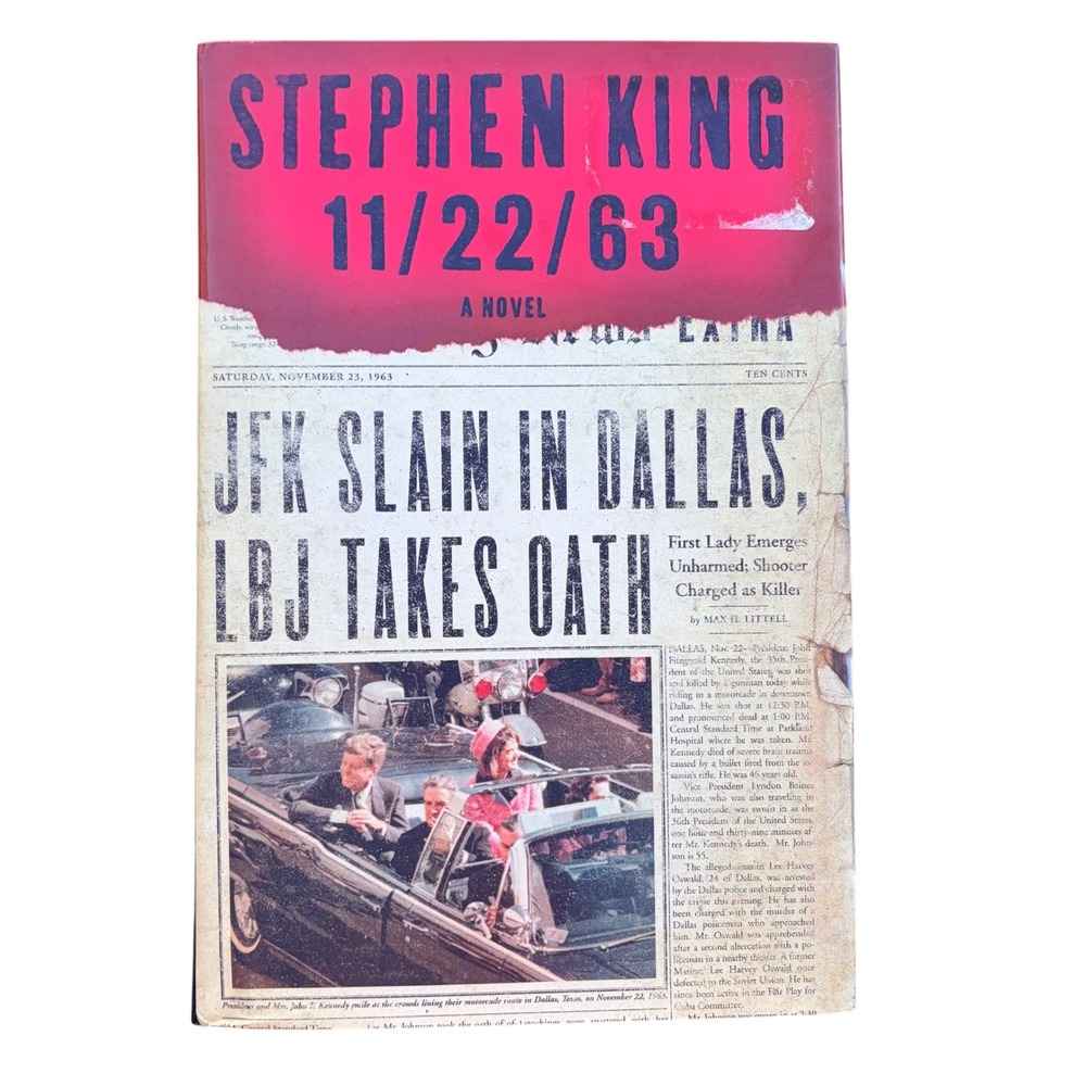 Stephen King 11/22/63 First Edition Hardcover Novel 2011 Scribner JFK Thriller
